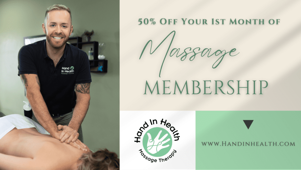 50% OFF Monthly Massage Membership in North Syracuse and Downtown Syracuse, NY | Hand in Health Massage Therapy