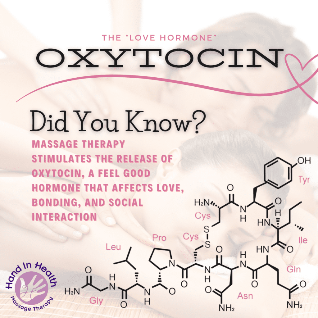 Oxytocin Love Hormone for Massage Therapy | Hand in Health Massage Therapy