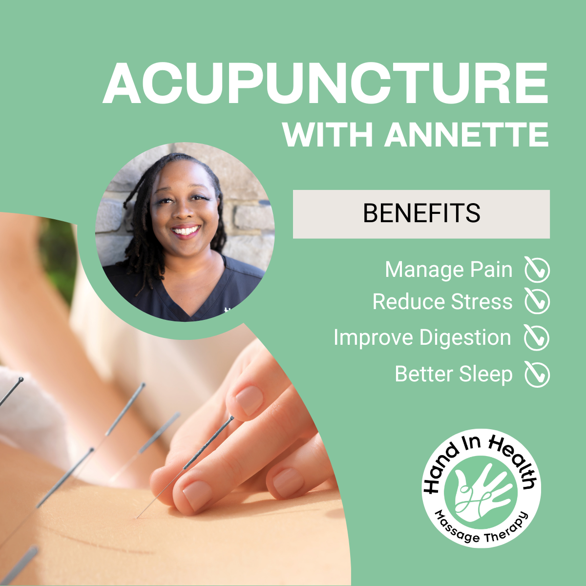 Benefits of Acupuncture in North Syracuse and Downtown Syracuse NY | Hand in Health Massage Therapy