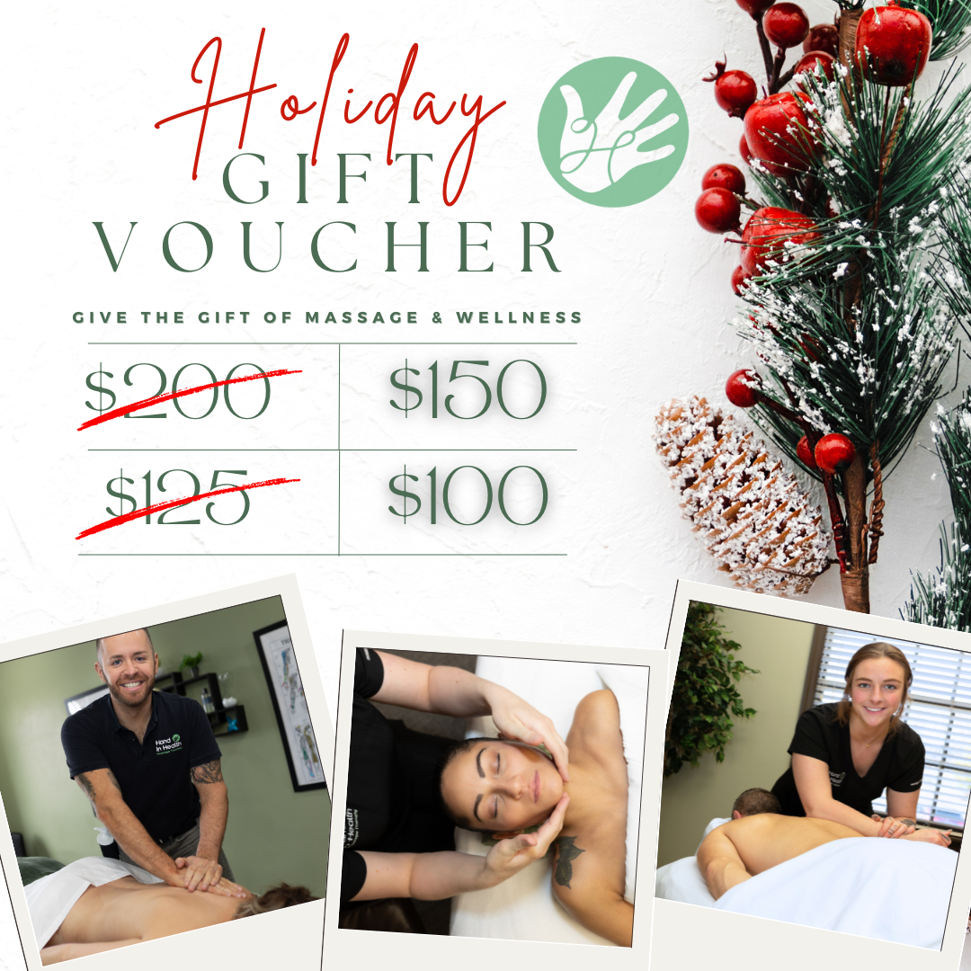 Holiday Massage and Wellness Gift Vouchers in North Syracuse and Downtown Syracuse, NY | Hand in Health Massage Therapy