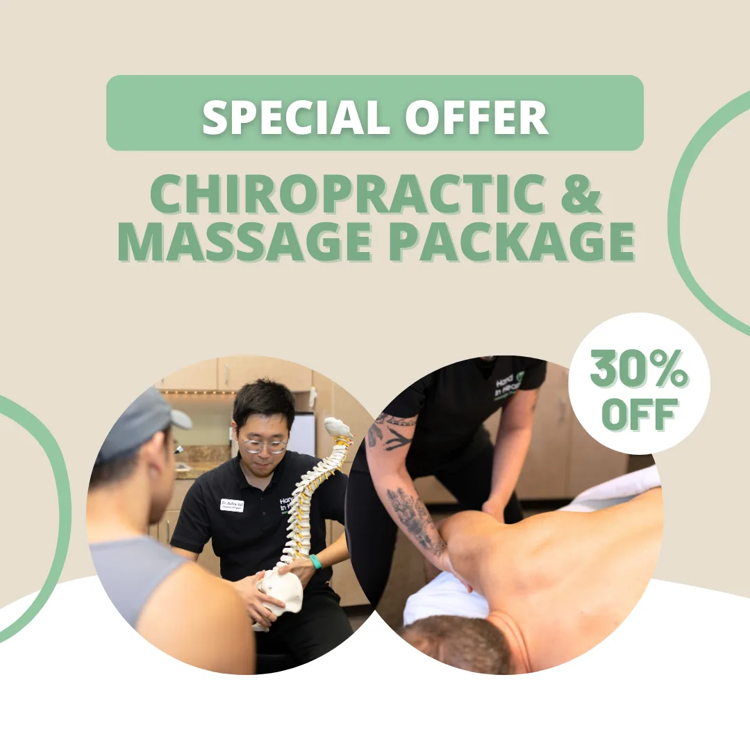 Chiropractic and Massage new patient bundle, 30% off, in Syracuse, NY | Hand in Health Massage Therapy